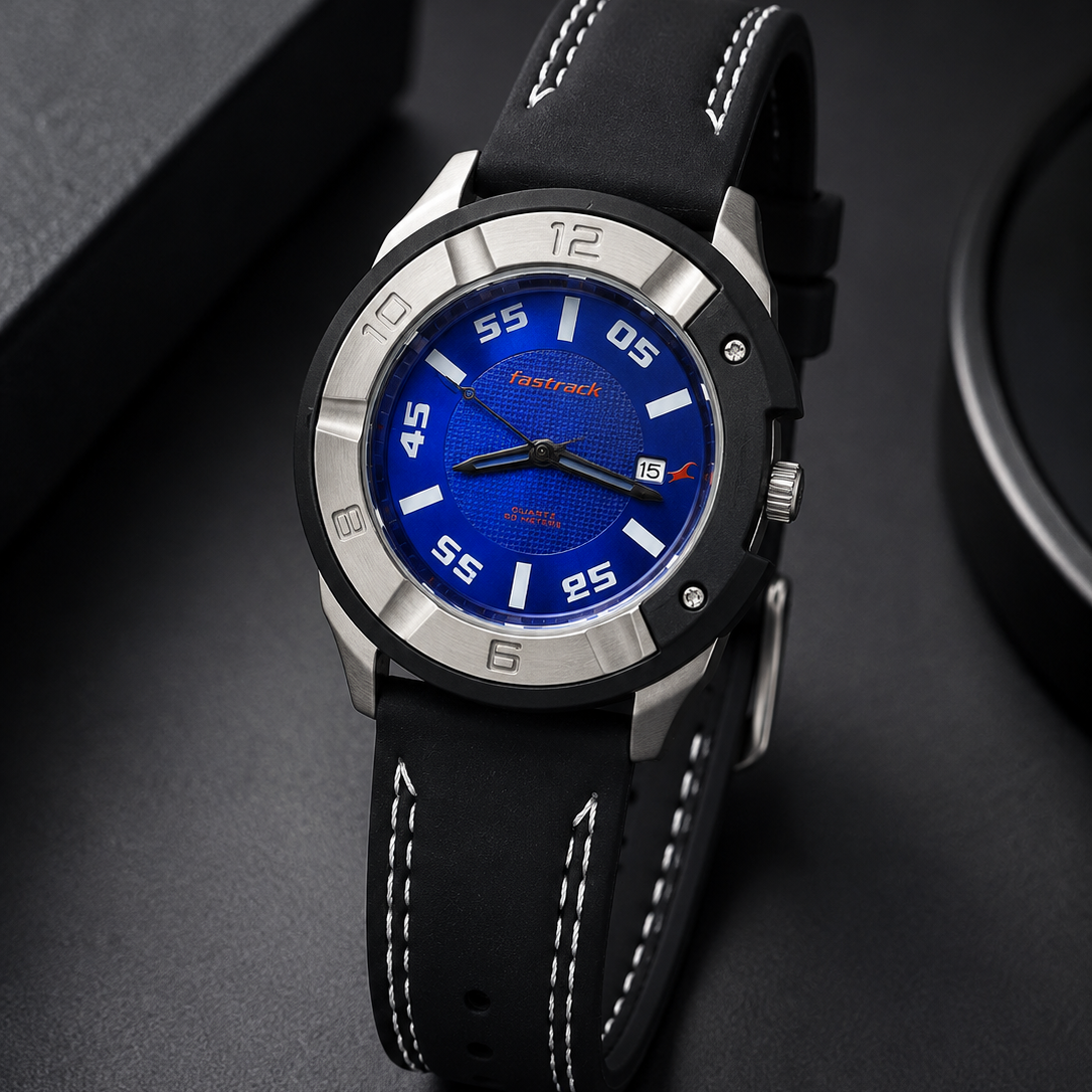 Fastrack Blue Dial Analog Watch for Men