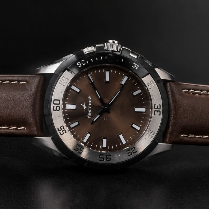 Fastrack Brown Dial Analog Watch for Men